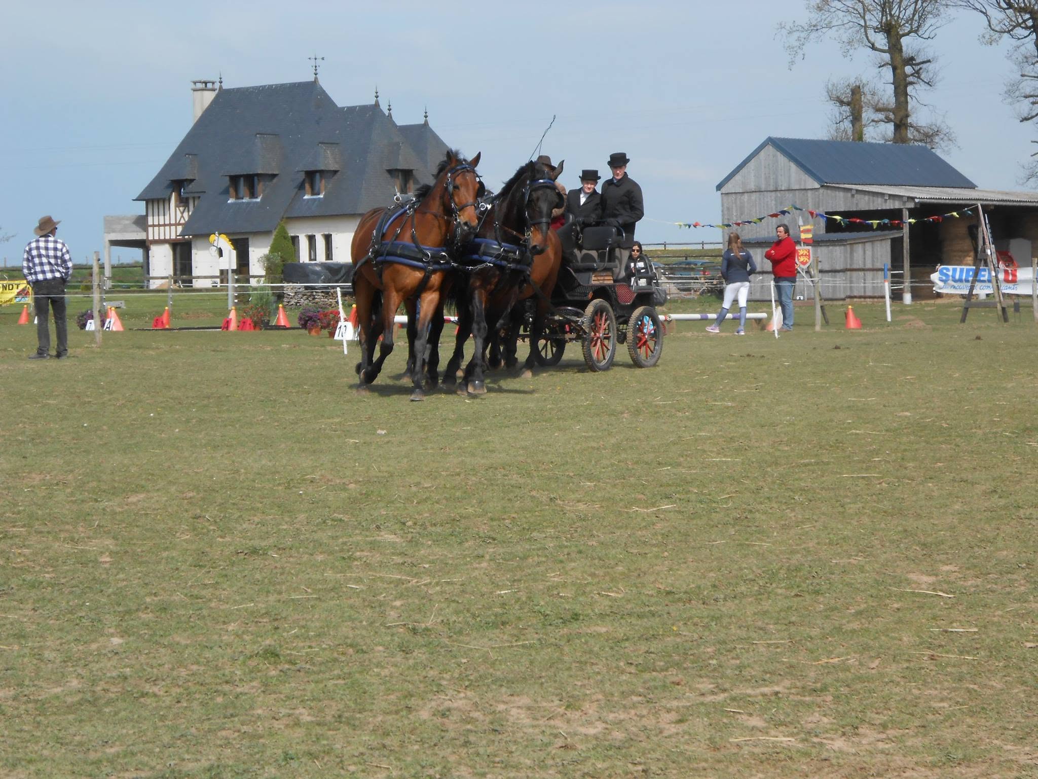 Centre Équestre de l'Orival : box et paddocks, pension pour chevaux à Les Grandes-Ventes - Photo 1 sur 5